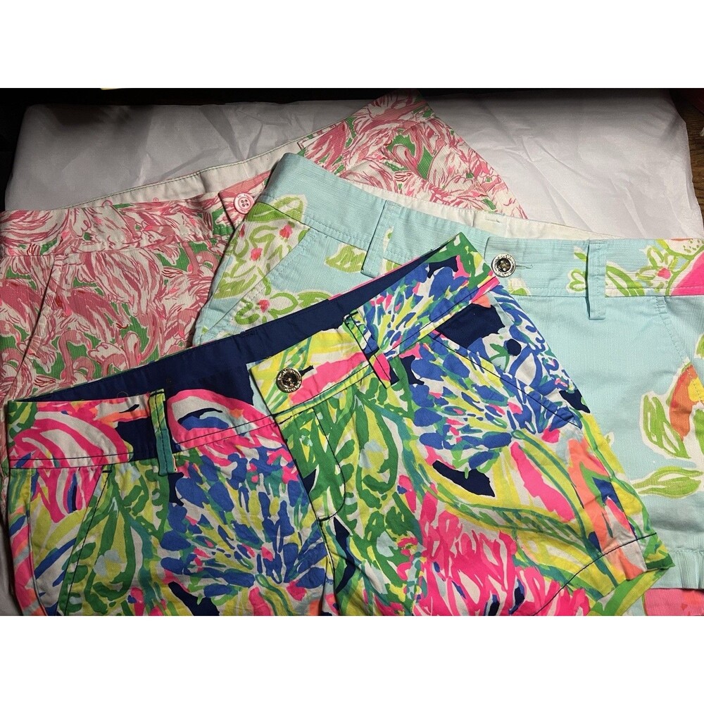Lilly Pulitzer Women’s Shorts Size 2 Callahan & Buttercup Lot of 3